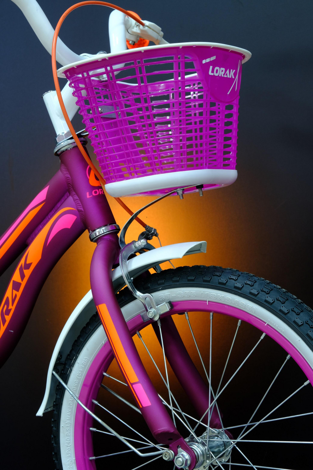 Lorak Junior 18 Girl Матовый Фиолетовый/Оранжевый