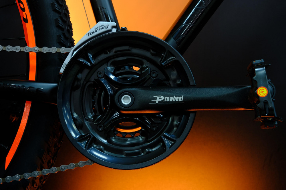 Lorak 6.0 Матовый Чёрный/Оранжевый рама 17 (на рост 155-173)