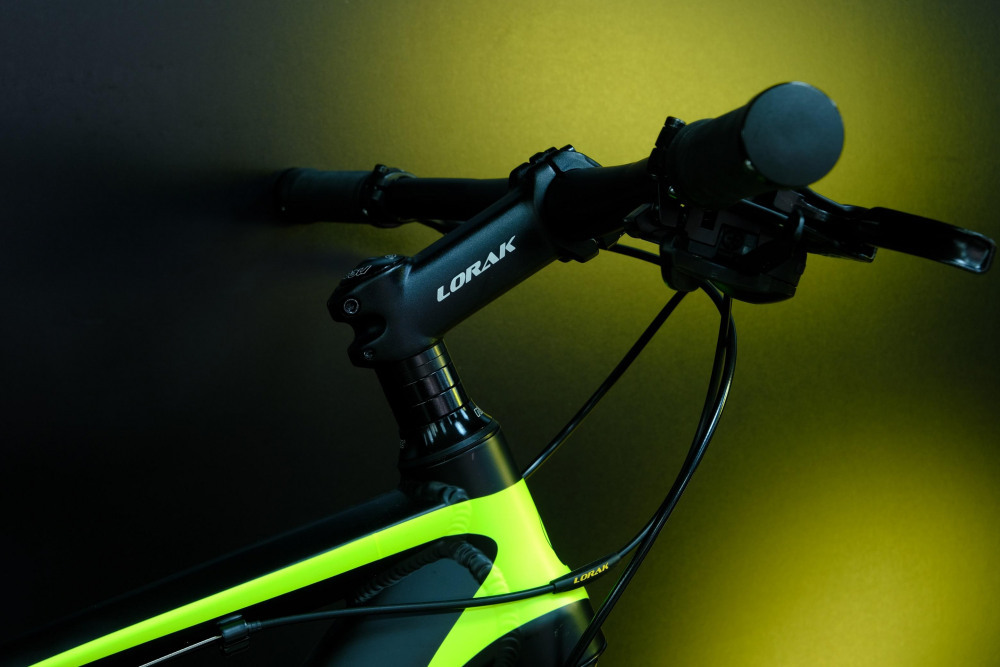 LORAK FAT SE Матовый Чёрный/Жёлтый рама 19 (на рост 171-182)