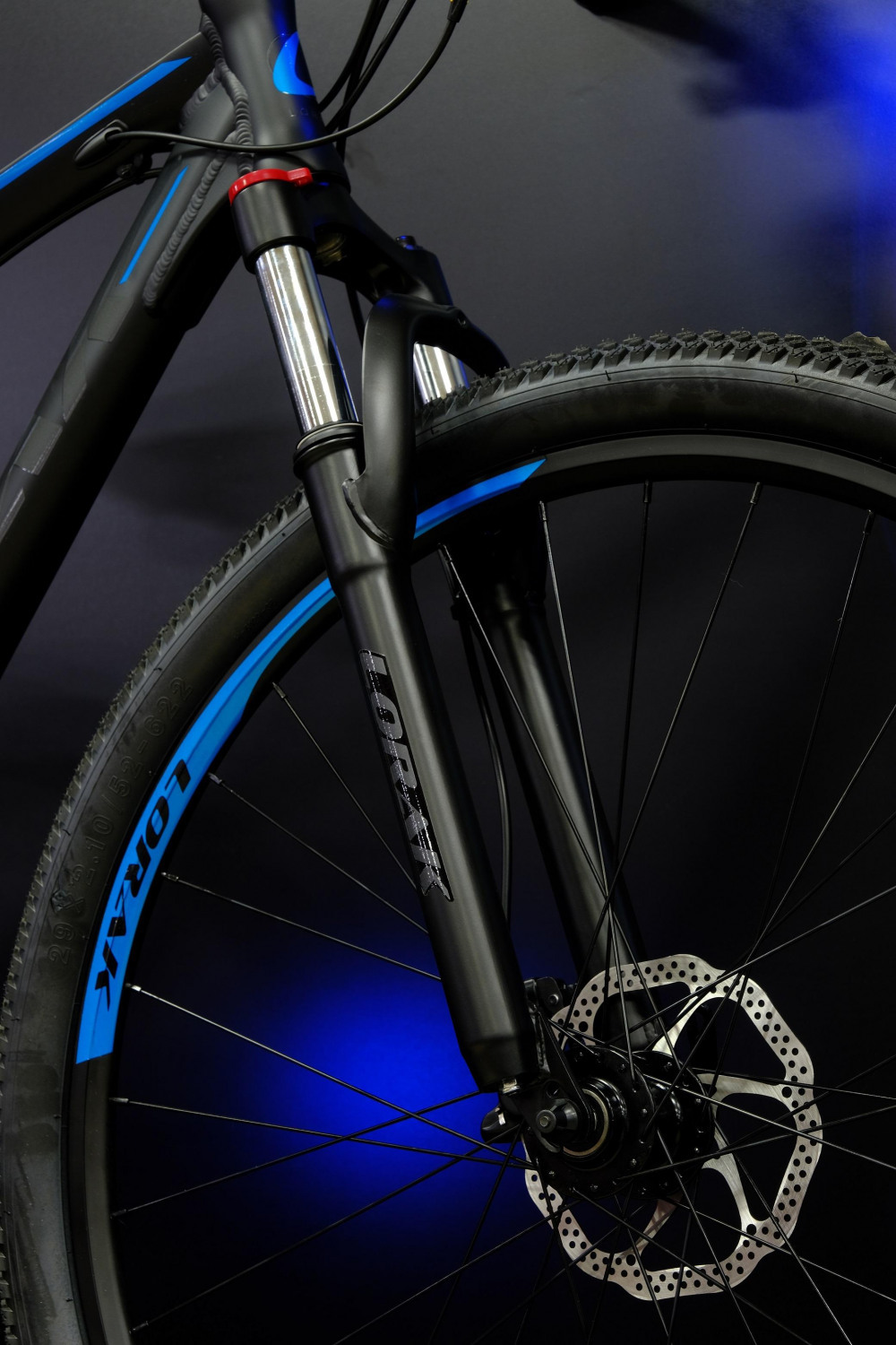 Lorak Sel 8900 HD Чёрный/Синий Матовый 19р (на рост 171-182)