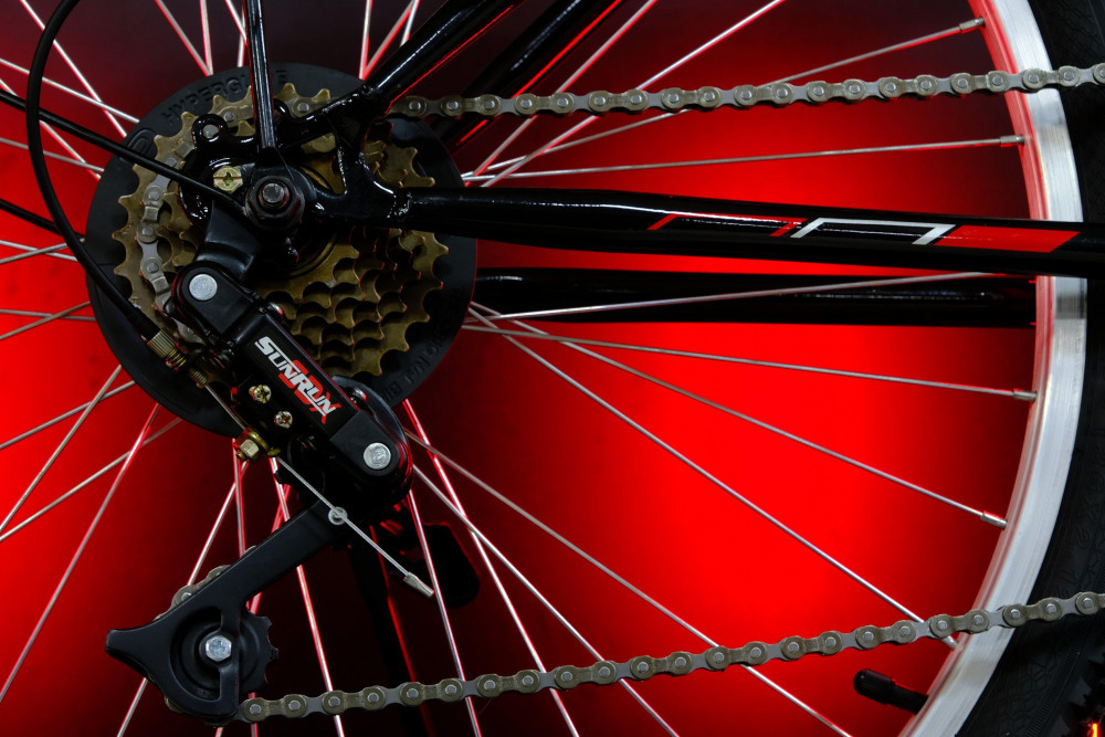 MAXSTAR 26" V-BRAKE R Чёрный/Красный