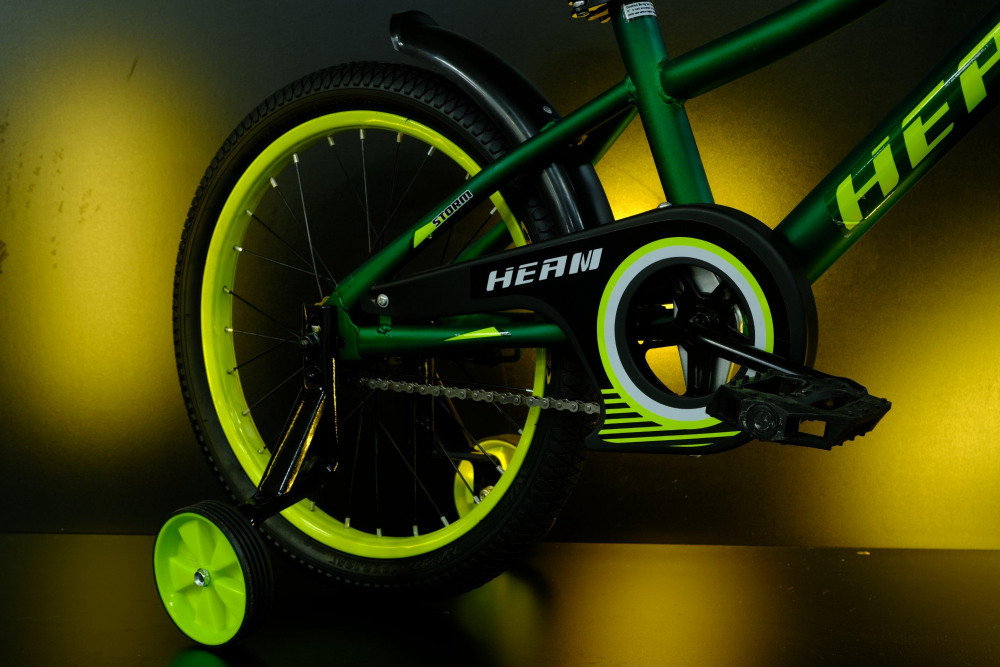 Heam Storm 18 Матовый Зелёно/Жёлтый