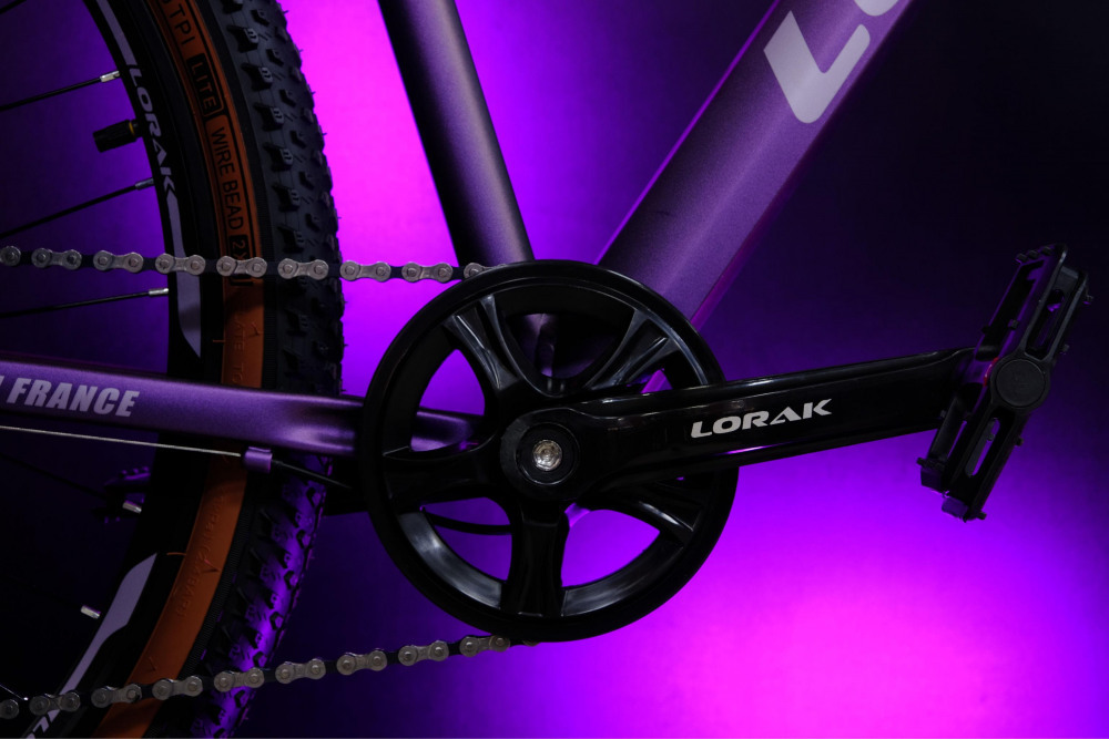 LORAK Fast Brown 27,5 Матовый Фиолетовый рама 17 (на рост 155-173)
