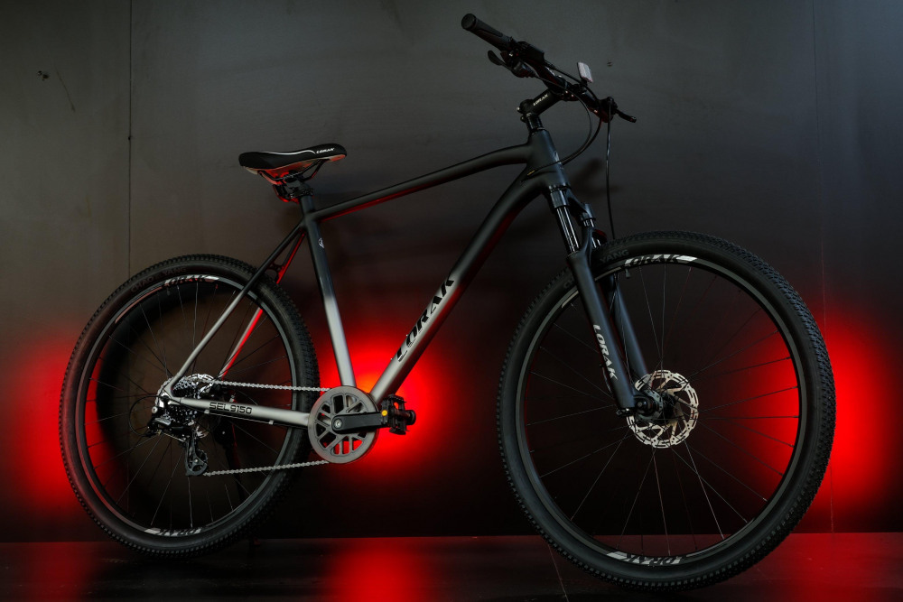 LORAK Sel 9150 8 sp Матовый Чёрный/Серый 21р (на рост 183-190)