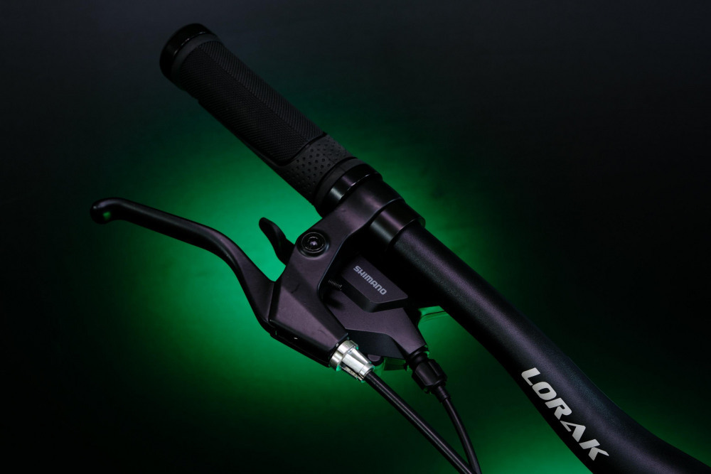 LORAK Sel 9000 8 sp Матовый Чёрный/Зелёный 19р (на рост 171-182)